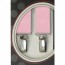 Τιράντες Unisex 25mm με 4 κλίπς Victoria Ρόζ