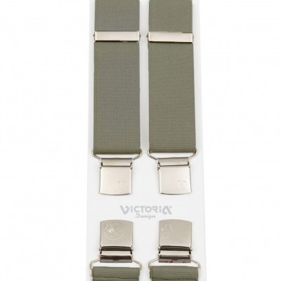 Τιράντες Unisex 36mm με 4 κλίπς Victoria Ελεφαντί