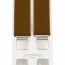 Τιράντες Unisex 36mm με 4 κλίπς Victoria Καφέ
