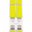 Τιράντες Unisex 36mm με 4 κλίπς Victoria Κίτρινο