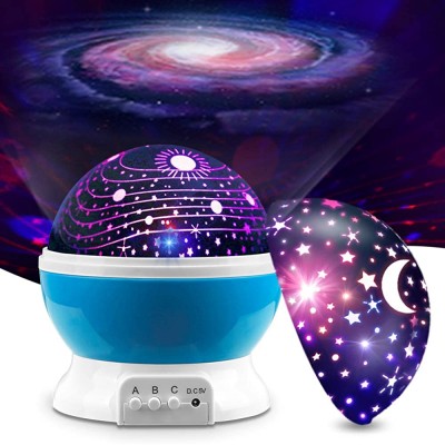 Περιστρεφόμενο Φωτιστικό Δωματίου με Projector Αστέρια  - Προτζέκτορας Έναστρος Ουρανός