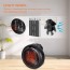 Mini Φορητή Σόμπα Αερόθερμο 900w Πρίζας Με Ρυθμιζόμενο Ψηφιακό Θερμοστάτη Portable Wonder Heater