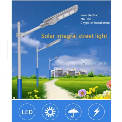 Ηλιακός Προβολέας Δρόμου 20W Solar Street Light - Φωτιστικό Εξωτερικού Χώρου με Φωτοβολταϊκό Πάνελ