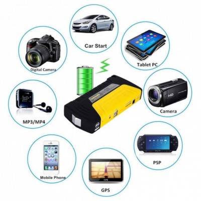 Εκκινητής Μπαταρίας Αυτοκινήτου 12v Portable Starter - Powerbank16800Mah tm-15
