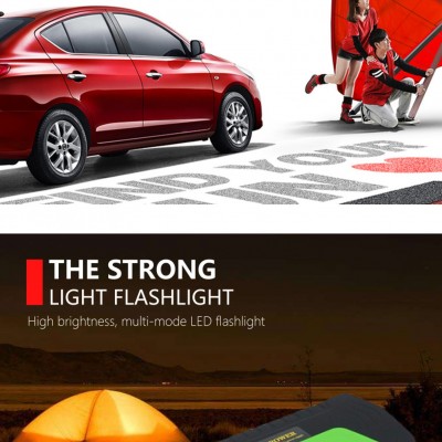 Εκκινητής Μπαταρίας Αυτοκινήτου 12v Portable Starter - Powerbank16800Mah tm-15