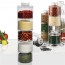 Διάφανα Βαζάκια Μπαχαρικών σε Σχήμα Πύργου - Spice Tower Carousel Jar