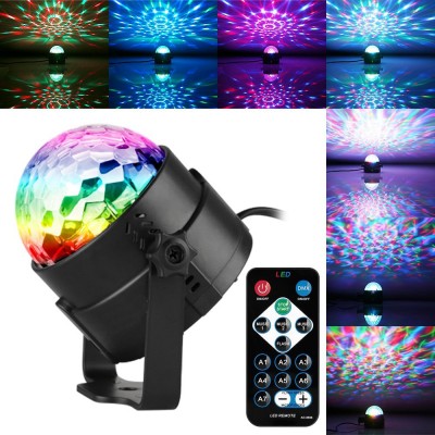 Φωτορυθμικό 9W με Τηλεχειριστήριο και Βάση Strobe Disco Πάρτυ - LED Party Light για Γιορτινή Ατμόσφαιρα
