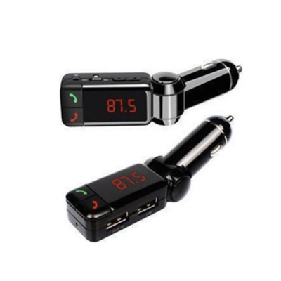 Car FM Transmitter - Πομπός Bluetooth USB, AUX In, MP3 Player & Φορτιστής 2 x USB 2.1A