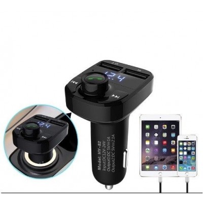 Ασύρματος Πομπός Bluetooth USB, SD MP3 Player & Φορτιστής 2x USB 1 & 2A Αυτοκινήτου - Car FM Transmitter