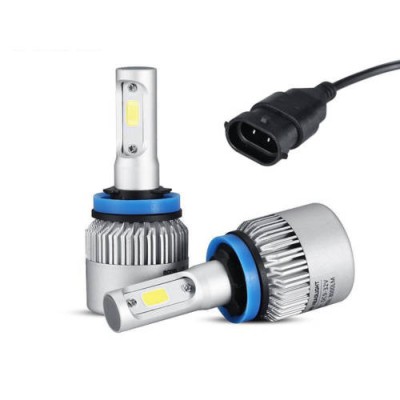 H4 Led Λάμπες Φώτα Αυτοκινήτου Σετ 2 Τεμάχια COB 36W 8000lm - Led Headlight 8000lm