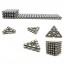 Fidget Μαγνητικές Μπίλιες Σετ 216τμχ Rare Earth 5mm για Ατελείωτες Ώρες Καλλιτεχνικής Δημιουργίας - Μπιλίτσες Μαγνήτες