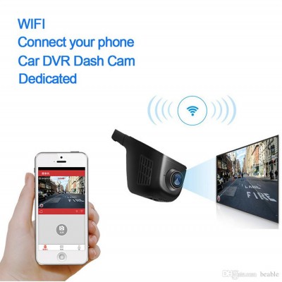 Wifi Κρυφή Κάμερα Αυτοκινήτου Full HD με Ανίχνευση Κίνησης G sensor & Κάμερα Οπισθοπορείας