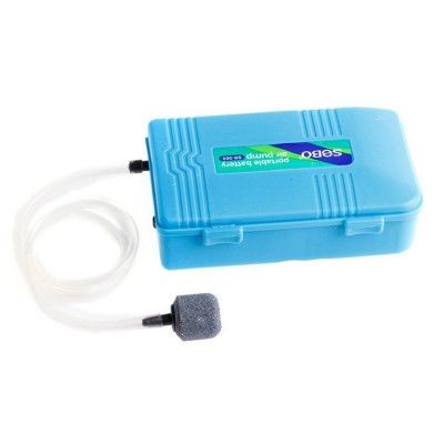 Φορητή Αεραντλία / Οξυγονωτής Ενυδρείου με Μπαταρίες 120L/h - Portable Battery Aquarium Air Pump