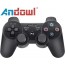 Επαναφορτιζόμενο Ασύρματο Χειριστήριο PS3 Andowl Doubleshock Controller Gamesir Μαύρο