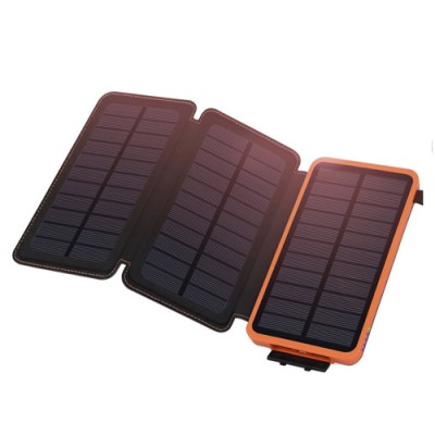 Ηλιακή Μπαταρία Φορτιστής Powerbank & Φωτιστικό Επιβίωσης EJC-14 με 4x Ηλιακά Πάνελ Υψηλής Ισχύος 2A - με 2 Θύρες Usb - Foldable Solar Power Bank Battery Charger