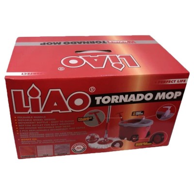 Σφουγγαρίστρα με Σύστημα Αποστράγγισης Liao Tornado Mop