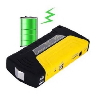 Εκκινητής Μπαταρίας Αυτοκινήτου & Power Bank 5V USB ,12,16,19V με Φακό LED, Κόφτη Ζώνης, Ακίδα Θραύσης Τζαμιού - Jump Starter