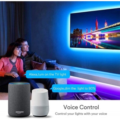 Αδιάβροχη Αυτοκόλλητη SMART Wi-Fi Ταινία LED 5050RGB 10m (2x5m)