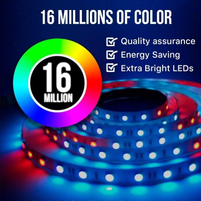 Αδιάβροχη Αυτοκόλλητη SMART Wi-Fi Ταινία LED 5050RGB 10m (2x5m)