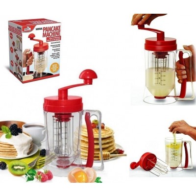 Συσκευή για Τηγανίτες, Κρέπες, Pancakes, Muffins & Cupcakes με Αναδευτήρα