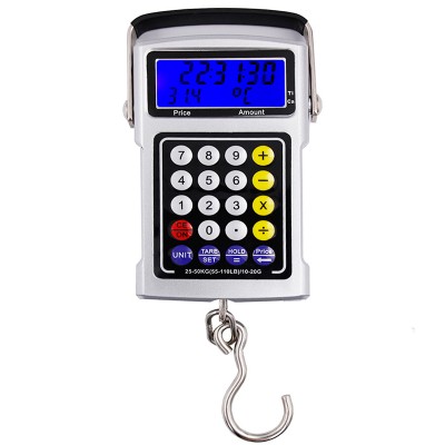 Φορητή Ψηφιακή Αριθμομηχανή-Τσιγκέλι Ακριβείας 0,1gr-500gr - Θερμόμετρο - Χρονόμετρο - Καταμέτρησης Αντικειμένων