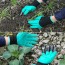 Γάντια Κήπου με Νύχια για Σκάψιμο Garden Genie Gloves