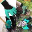 Γάντια Κήπου με Νύχια για Σκάψιμο Garden Genie Gloves