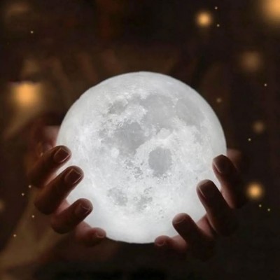 Σελήνη Υγραντήρας 13εκ – Αρωματοθεραπεία 3D Moon Light Humidifier 880ml – ΟΕΜ