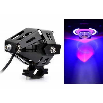 Προβολέας Μοτοσυκλέτας Led Cool 125W με Φωτιζόμενη Στεφάνη Angel Eyes