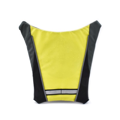 Ανακλαστικό Σινιάλο LED Κατεύθυνσης για Τσάντες Πλάτης Backpack Φωσφοριζέ Κίτρινο MP-02 - OEM