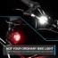 Επαναφορτιζόμενο Σετ Φώτα Ποδηλάτου Led F-003 - Εμπρόσθιο & Οπίσθιο