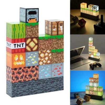Minecraft Διακοσμητικό Φωτιστικό LED USB Blocks OEM.