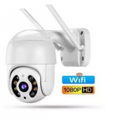Αδιάβροχη Ασύρματη IP WiFi Κάμερα FHD 1080p με Νυχτερινή Λήψη, Tracking Ανιχνευτή Κίνησης, Ειδοποίηση στο Κινητό, Mic, Ηχείο.