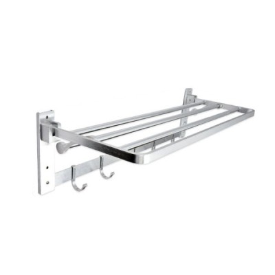Ανοξείδωτη Κρεμάστρα με Ράφι 59x22x16.2εκ HP99-029