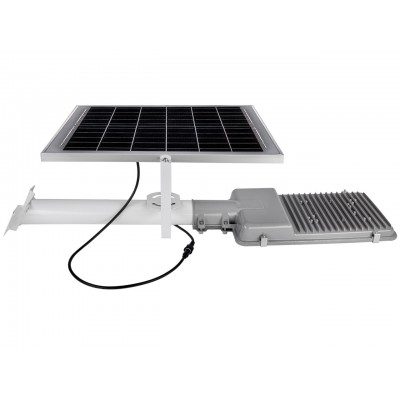 Ηλιακός Solar προβολέας αδιάβροχος 60W 132 SMD 6000K 5400LM με φωτοβολταϊκό πάνελ, τηλεχειριστήριο και χρονοδιακόπτη IP67 FO-660 FOYU