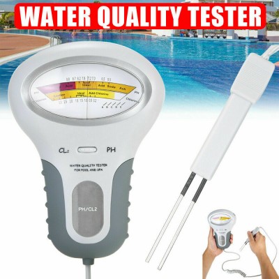 Μετρητής Χλωρίου Cl2 & Ph Πεχάμετρο - Test Ποιότητας Νερού - Swimming Pool Water Tester Ηλεκτρονικό Τεστ Πισίνας
