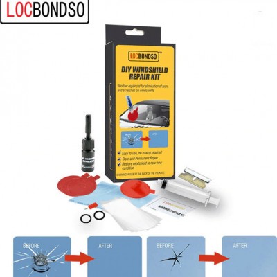 Locbondso Κιτ Επισκευής Ραγισμάτων Παρμπρίζ Αυτοκινήτου – DIY Windshield Repair Kit