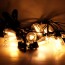 Αδιάβροχη Γιρλάντα με 15 Διακοσμητικές Λάμπες LED  15μ Ιδανικές για Χριστουγεννιάτικα Φωτάκια - Led Garland 15x Bulbs Outdoor Christmas Lights