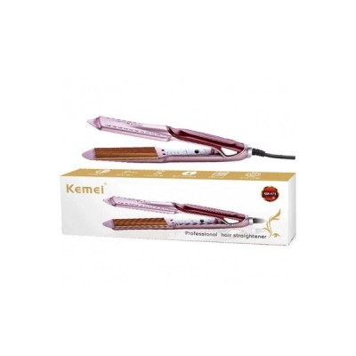 Επαγγελματικό Σίδερο-Τοστιέρα μαλλιών με Κεραμικές Πλάκες Kemei KM-473