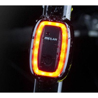 Επαναφορτιζόμενο Αδιάβροχο Οπίσθιο Led Φως Ποδηλάτου Meilan X6