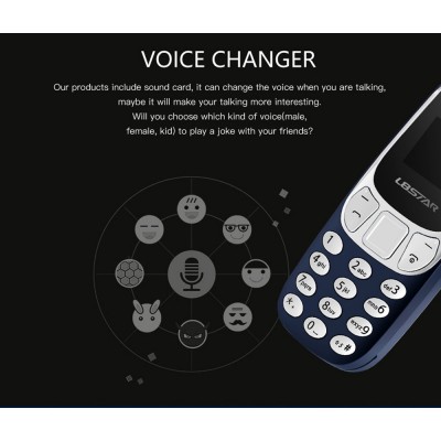 Ultra Mini Κινητό Τηλέφωνο Dual SIM L8star BM10 με Bluetooth & Αλλαγή της Φωνής σας - Mini CellPhone