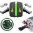 Ultra Wide Ρόδα Εκγύμνασης Κοιλιακών με Αντίσταση - Επαναφορά & Φρένο - Περισσότερη Ισορροπία & Σταθερότητα - AB Wheel Automatic Rebound