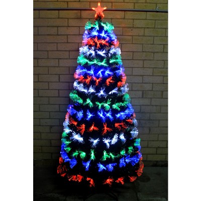 Αυτοφωτιζόμενο Χριστουγεννιάτικο Δέντρο 150εκ Οπτικής Ίνας