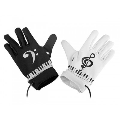 Ηλεκτρονικά Γάντια Πιάνου με Ηχείο, 6 Demo Τραγούδια, 8 Ήχους Οργάνων & Ρυθμών - Ηλικές 7+ - Electronic Piano Gloves OEM