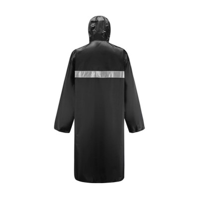 Μακρύ Αδιάβροχο με Κουκούλα One Size Black Raincoat 34706