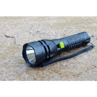 Mini Αδιάβροχος Φακός LED Τσέπης Zoom 200LM USB Υψηλής Φωτεινότητας - Power Style Waterproof
