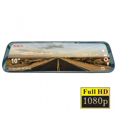 Καθρέπτης Αυτοκινήτου με Οθόνη LCD 4,0'', Κάμερα Καταγραφικό Full HD 1080p DVR, Κάμερα Οπισθοπορείας - Rear Mirror Camera