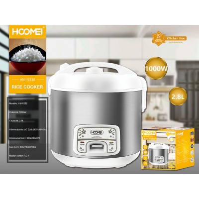 Βραστήρας Ρυζιού  - Rice coocker 2.8L HOOMEI HM-5336