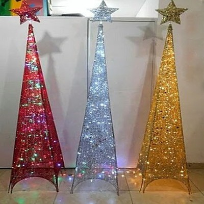 Εντυπωσιακό Χριστουγεννιάτικο Δέντρο Πυραμίδα LED 210εκ. - Pyramid Led Christmas Tree