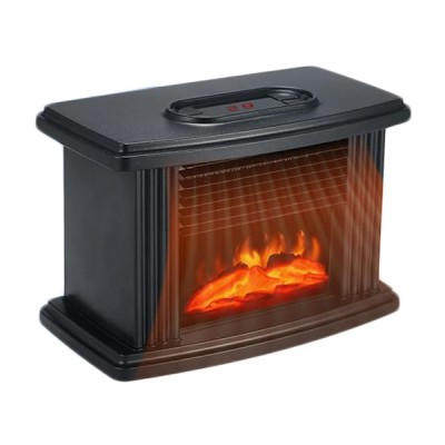 Mini Τζάκι Αερόθερμο με Εφέ Φλόγας–Flame Heater 1000W